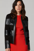 Lolly Women's Suede Leather Jacket | Derimod Lolly Women's Suede Leather Jacket | Derimod