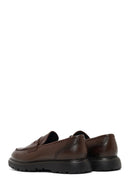 Men's Brown Thick Sole Leather Loafer | Derimod Men's Brown Thick Sole Leather Loafer | Derimod