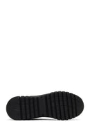 Kadın Siyah Bağcıklı Deri Sneaker | Derimod Kadın Siyah Bağcıklı Deri Sneaker | Derimod
