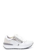 Kadın Deri Fermuarlı Sneaker | Derimod Kadın Deri Fermuarlı Sneaker | Derimod