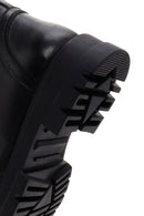 Women's Black Zippered Leather Boots | Derimod Women's Black Zippered Leather Boots | Derimod