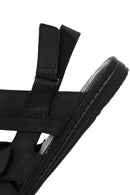 Men's Black Leather Sandals | Derimod Men's Black Leather Sandals | Derimod