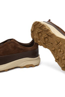 Men's Brown Thick-Soled Leather Casual Sneaker | Derimod Men's Brown Thick-Soled Leather Casual Sneaker | Derimod
