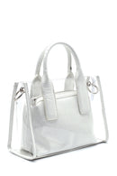 Women's Transparent Crocodile Patterned Shoulder Bag | Derimod Women's Transparent Crocodile Patterned Shoulder Bag | Derimod