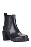 Heeled Women's Leather Boots | Derimod Heeled Women's Leather Boots | Derimod