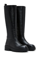 Women's Black Leather Boots | Derimod Women's Black Leather Boots | Derimod