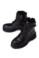Women's Black Leather Boots | Derimod Women's Black Leather Boots | Derimod