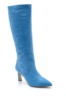 Women's Nubuck Leather Heeled Boots | Derimod Women's Nubuck Leather Heeled Boots | Derimod