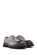 Men's Gray Lace-up Suede Leather Casual Shoes | Derimod Men's Gray Lace-up Suede Leather Casual Shoes | Derimod