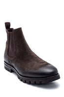 Men's Leather Nubuck Chelsea Boots | Derimod Men's Leather Nubuck Chelsea Boots | Derimod