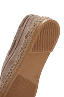 Erkek Bej Süet Deri Espadril | Derimod Erkek Bej Süet Deri Espadril | Derimod