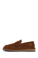 Erkek Taba Süet Deri Casual Loafer | Derimod Erkek Taba Süet Deri Casual Loafer | Derimod