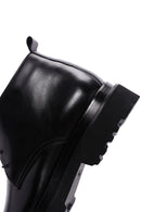 Men's Black Thick Soled Leather Boots | Derimod Men's Black Thick Soled Leather Boots | Derimod