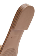 Women's Beige Straw Slippers | Derimod Women's Beige Straw Slippers | Derimod