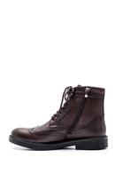 Men's Leather Zippered Casual Boots | Derimod Men's Leather Zippered Casual Boots | Derimod