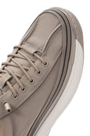 Erkek Bej Bağcıklı Kumaş Sneaker | Derimod Erkek Bej Bağcıklı Kumaş Sneaker | Derimod