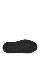 Erkek Siyah Bağcıklı Deri Sneaker | Derimod Erkek Siyah Bağcıklı Deri Sneaker | Derimod