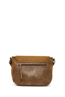 Woman Tan Long-Strap Crossbody Bag | Derimod Woman Tan Long-Strap Crossbody Bag | Derimod