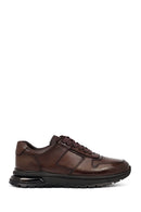Erkek Kahverengi Bağcıklı Deri Casual Sneaker | Derimod Erkek Kahverengi Bağcıklı Deri Casual Sneaker | Derimod