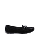 Women's Suede Loafer with Buckle | Derimod Women's Suede Loafer with Buckle | Derimod