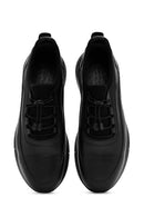 Men's Black Lace-up Leather Sneaker | Derimod Men's Black Lace-up Leather Sneaker | Derimod