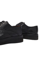 Men's Black Lace Up Leather Casual Shoes | Derimod Men's Black Lace Up Leather Casual Shoes | Derimod