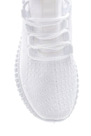 Women's White Patterned Sneaker | Derimod Women's White Patterned Sneaker | Derimod