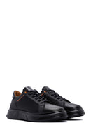 Erkek Siyah Deri Sneaker | Derimod Erkek Siyah Deri Sneaker | Derimod