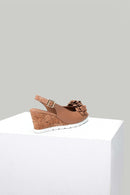Women's Wedge Heeled Leather Sandals | Derimod Women's Wedge Heeled Leather Sandals | Derimod