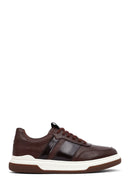 Erkek Kahverengi Bağcıklı Deri Sneaker | Derimod Erkek Kahverengi Bağcıklı Deri Sneaker | Derimod