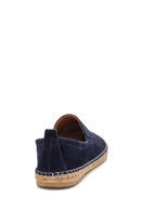 Erkek Lacivert Süet Deri Espadril | Derimod Erkek Lacivert Süet Deri Espadril | Derimod
