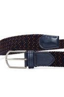 Men's Navy Blue Fabric Belt | Derimod Men's Navy Blue Fabric Belt | Derimod