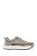 Erkek Bej Bağcıklı Kumaş Sneaker | Derimod Erkek Bej Bağcıklı Kumaş Sneaker | Derimod