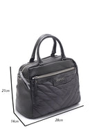 Women's Geometric Patterned Handbag | Derimod Women's Geometric Patterned Handbag | Derimod