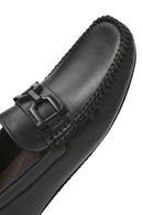 Erkek Siyah Tokalı Deri Loafer | Derimod Erkek Siyah Tokalı Deri Loafer | Derimod