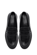 Kadın Siyah Kalın Tabanlı Maskülen Loafer | Derimod Kadın Siyah Kalın Tabanlı Maskülen Loafer | Derimod