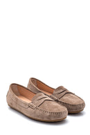 Women's Leather Suede Loafer | Derimod Women's Leather Suede Loafer | Derimod