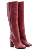 Women's Heeled Leather Boots | Derimod Women's Heeled Leather Boots | Derimod