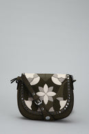 Women's Crossbody Bag with Staple Detail | Derimod Women's Crossbody Bag with Staple Detail | Derimod