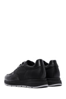 Men's Black Leather Casual Sneaker | Derimod Men's Black Leather Casual Sneaker | Derimod