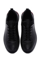 Erkek Siyah Deri Sneaker | Derimod Erkek Siyah Deri Sneaker | Derimod