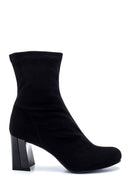 Women's Suede Heeled Boots | Derimod Women's Suede Heeled Boots | Derimod