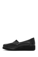 Kadın Siyah Deri Comfort Ayakkabı | Derimod Kadın Siyah Deri Comfort Ayakkabı | Derimod
