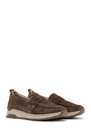 Women's Mink Suede Leather Loafer | Derimod Women's Mink Suede Leather Loafer | Derimod