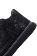 Men's Black Leather Zippered Sports Boots | Derimod Men's Black Leather Zippered Sports Boots | Derimod