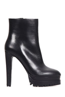 Women's Heeled Leather Boots | Derimod Women's Heeled Leather Boots | Derimod
