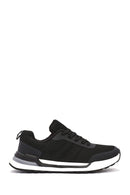 Erkek Siyah Bağcıklı Kumaş Sneaker | Derimod Erkek Siyah Bağcıklı Kumaş Sneaker | Derimod