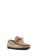 Men's Beige Suede Leather Casual Loafer | Derimod Men's Beige Suede Leather Casual Loafer | Derimod