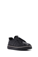 Male Black Leather Sneakers | Derimod Male Black Leather Sneakers | Derimod