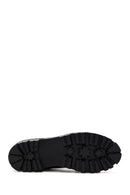 Women's Black Leather Zipper Classic Boots | Derimod Women's Black Leather Zipper Classic Boots | Derimod